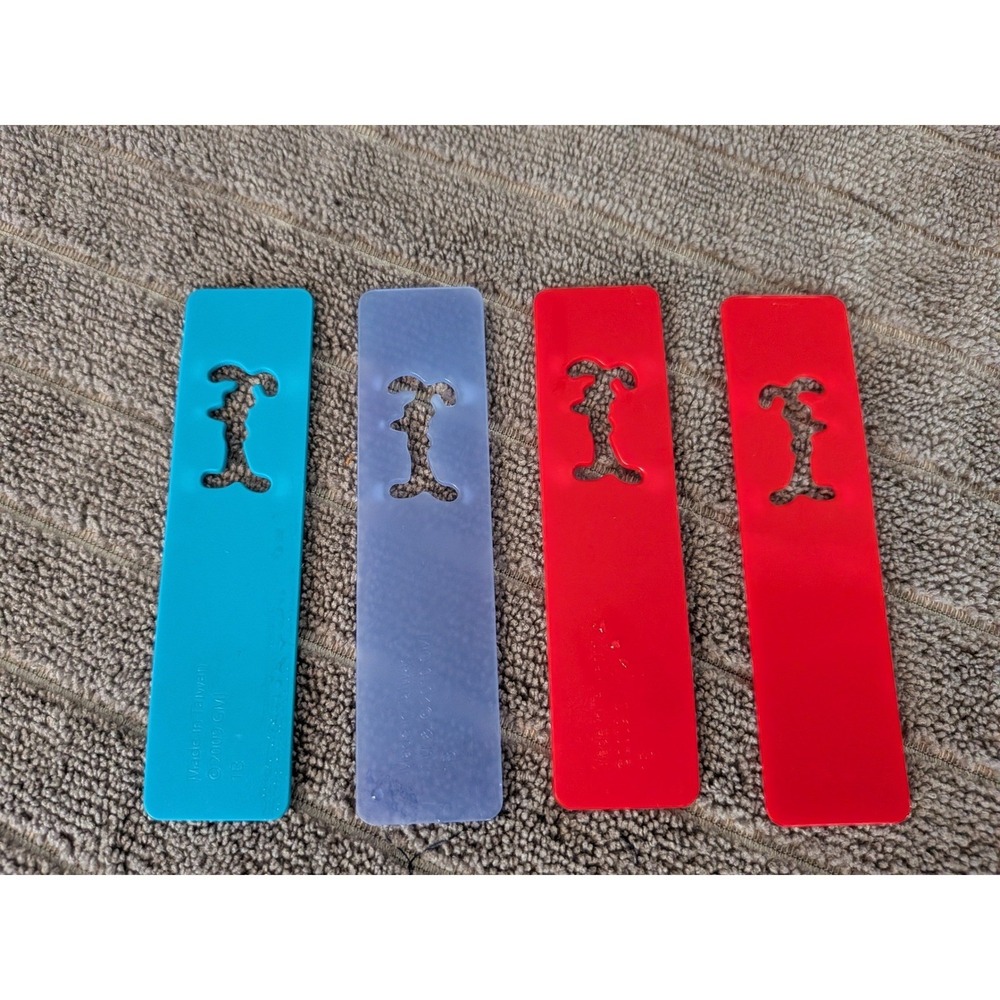 Vintage 2009 2010 General Mills Trix Rabbit Silly Bandz Stencils Lot of 4 Cereal